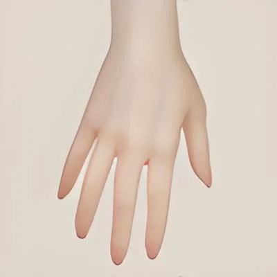 Realistic hand and finger detail of premium Japanese love doll
