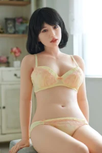 Erika premium Japanese love doll by Orient Industry with natural skin tone