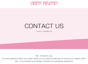 Orient Industry contact information