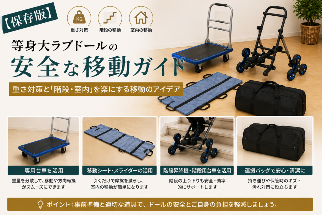 ラブドール移動のアイデア 