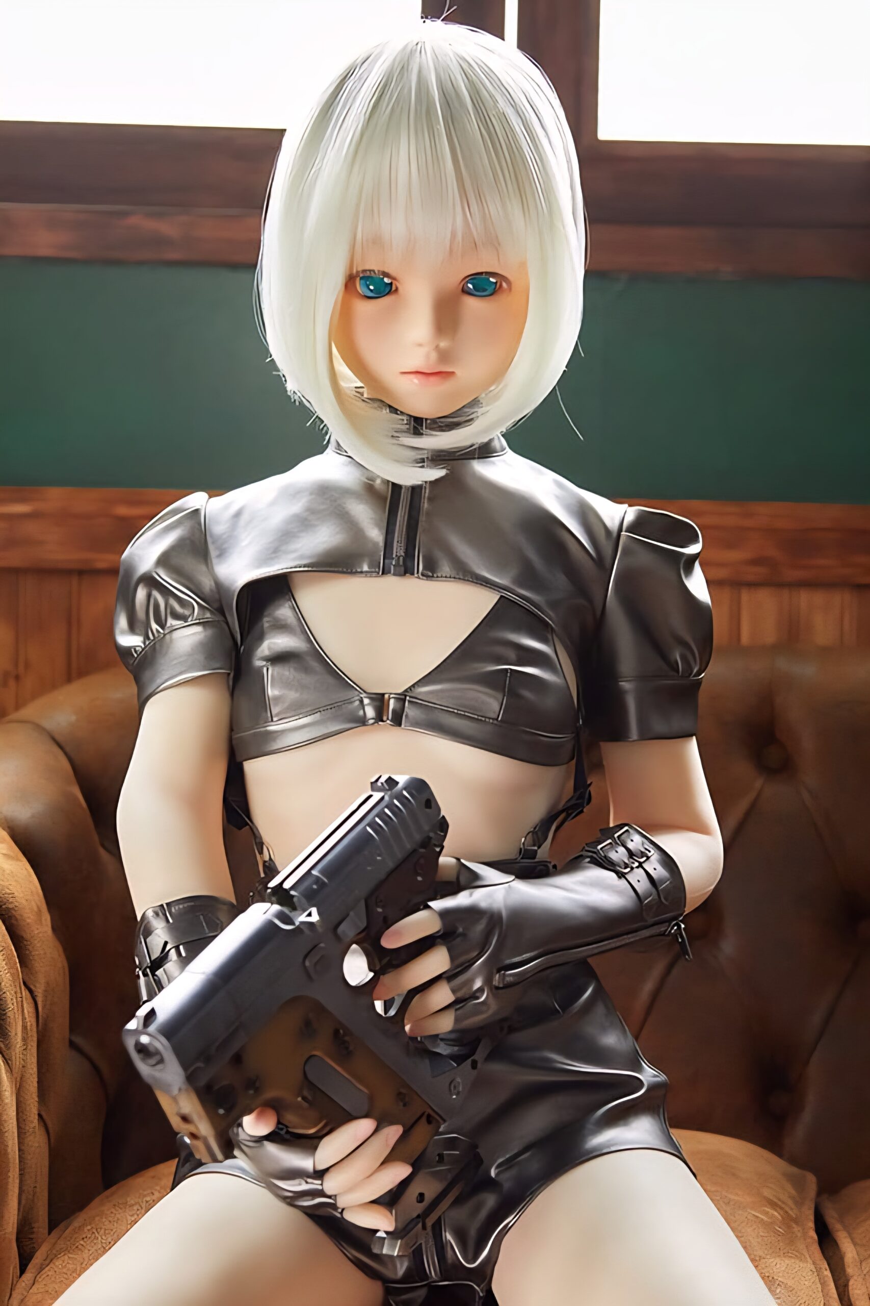 Orient Industry Berry Series Coco wearing a silver outfit