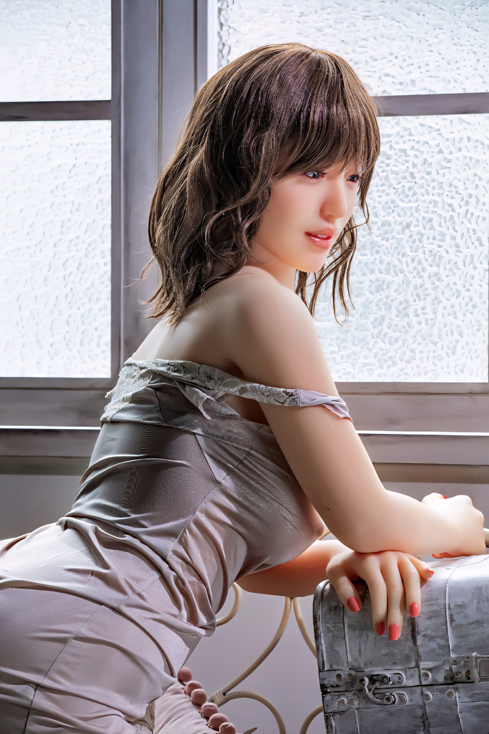 Orient Industry Yasuragi Tsuya Series Miho Shimizu fair-skin full-body view
